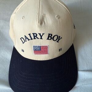 Dairy Boy Navy and White Trucker Hat